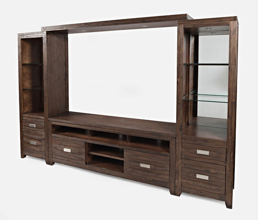 Jofran - Altamonte Entertainment wall in Brushed Walnut - 1856-227078KT veiw 2