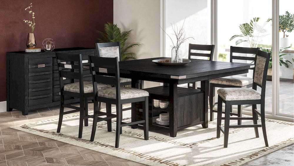 Jofran - Altamonte Ladderback Chair in Dark Charcoal (Set of 2) - 1851-420KD view 7