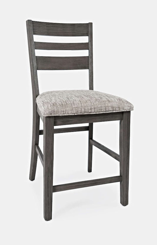 Jofran - Altamonte Ladderback Counter Stool in Brushed Grey (Set of 2) - 1855-BS420KD view 2