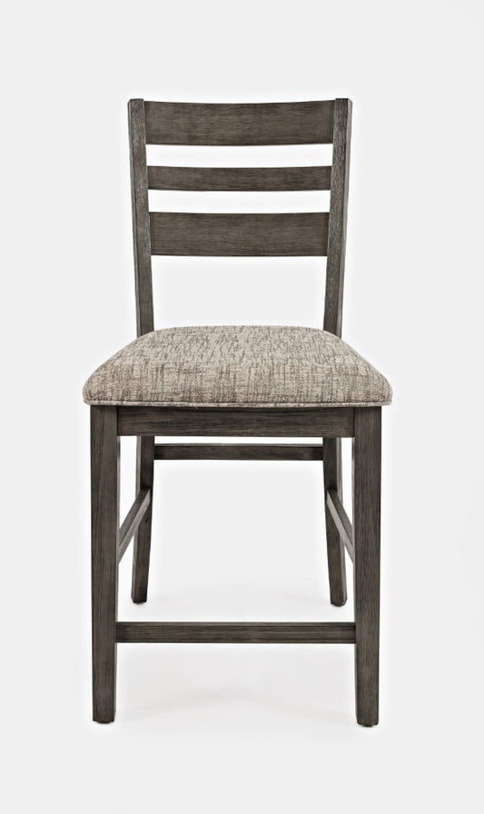 Jofran - Altamonte Ladderback Counter Stool in Brushed Grey (Set of 2) - 1855-BS420KD veiw 2