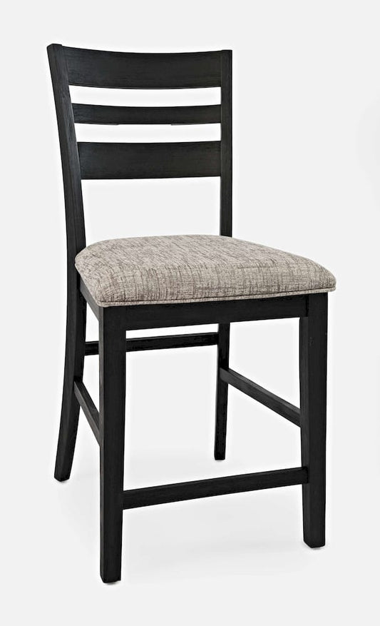 Jofran - Altamonte Ladderback Counter Stool in Dark Charcoal Grey (Set of 2) - 1851-BS420KD view 2