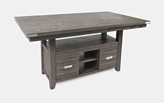 Jofran - Altamonte Rectangle Counter Height Table in Brushed Grey - 1855-72 view 2
