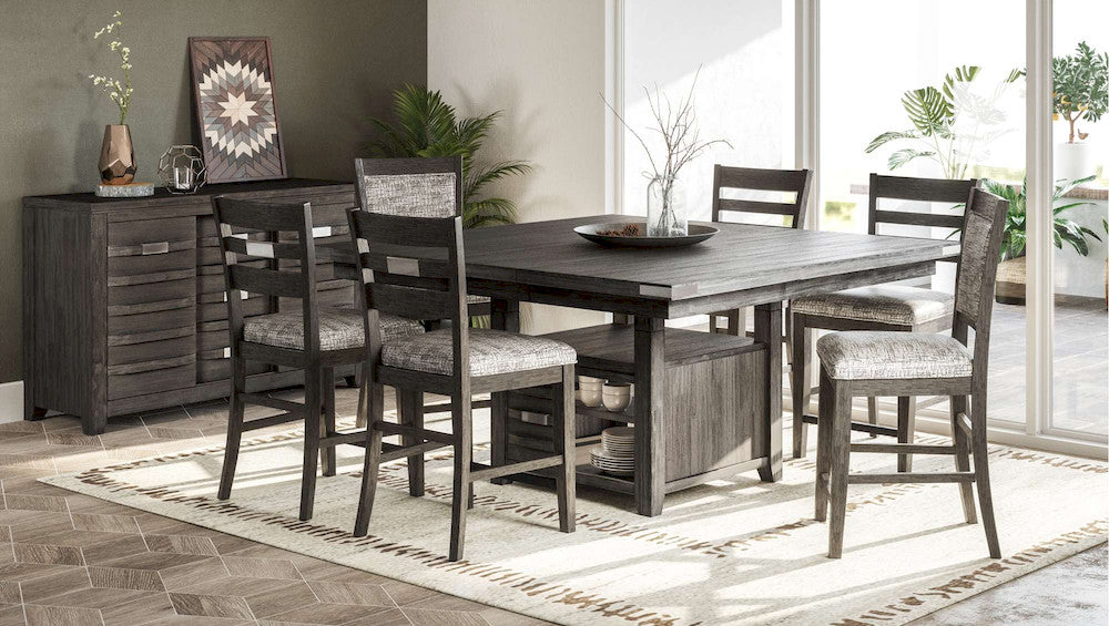 Jofran - Altamonte Square Counter Height Table in Brushed Grey - 1855-60 view 6