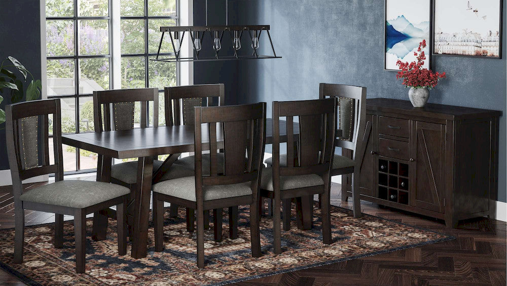 Jofran - American Rustics Upholstered Slatback Chair (Set of 2) - 1838-405KD view 10