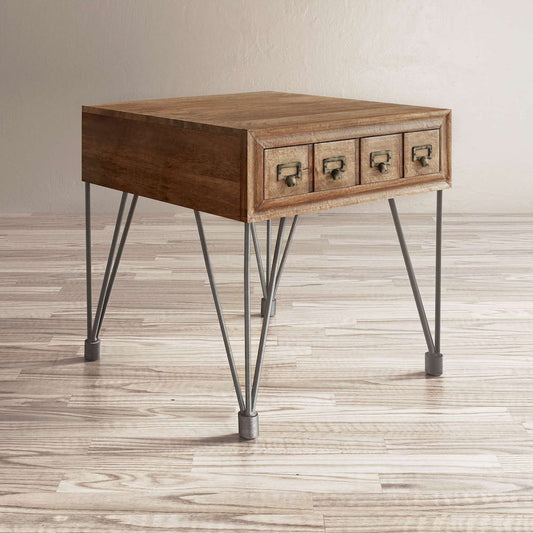 Jofran - American Vintage End Table with Apothecary Drawers - 2129-3 view 2