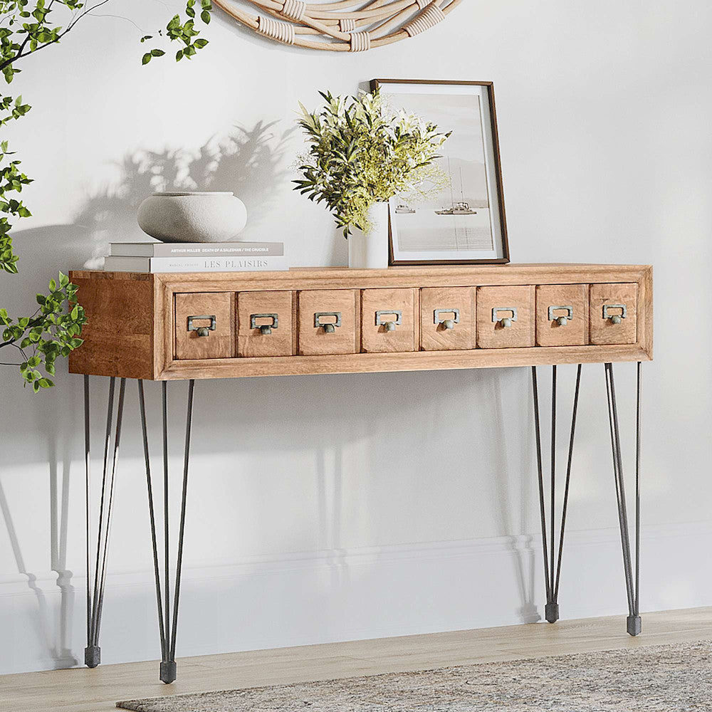 Jofran - American Vintage Sofa Table with Apothecary Drawers - 2129-4 view 9