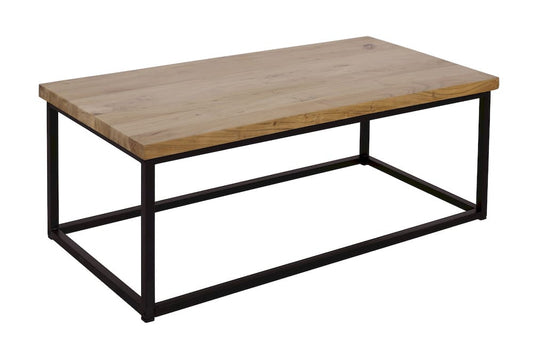 Jofran - Ames Solid Wood Modern Coffee Table - Natural and Black - 2058-1 view 2