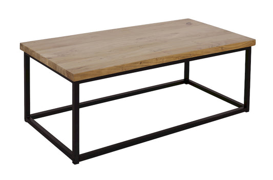 Jofran - Ames Solid Wood Modern Coffee Table - Natural and Black - 2058-1 view 2
