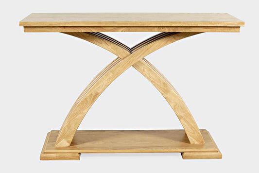 Jofran - Anthology Contemporary 48in Curved Base Console Sofa Table - Natural - 2092-4 veiw 2