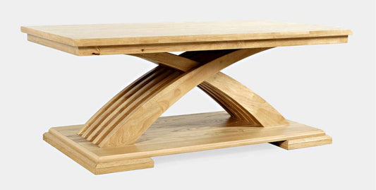 Jofran - Anthology Contemporary 48in Curved Base Coffee Table - Natural - 2092-1 view 2