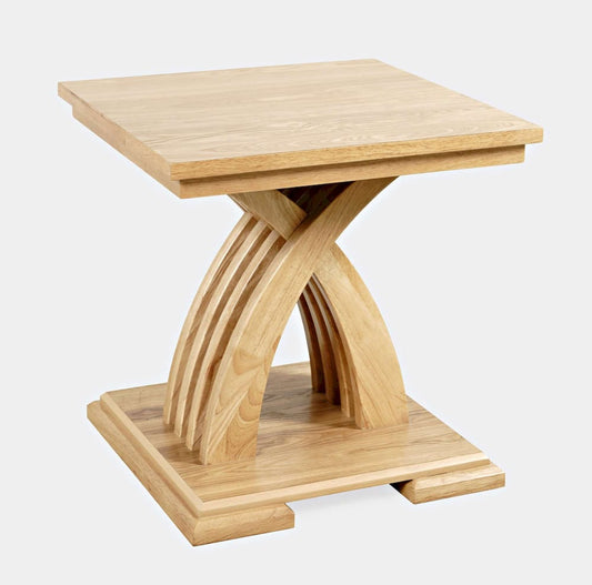Jofran - Anthology Contemporary Curved Base End Table - Natural - 2092-3 view 2