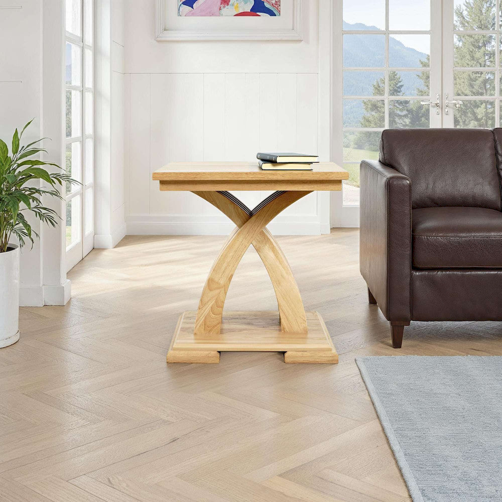 Jofran - Anthology Contemporary Curved Base End Table - Natural - 2092-3 view 6