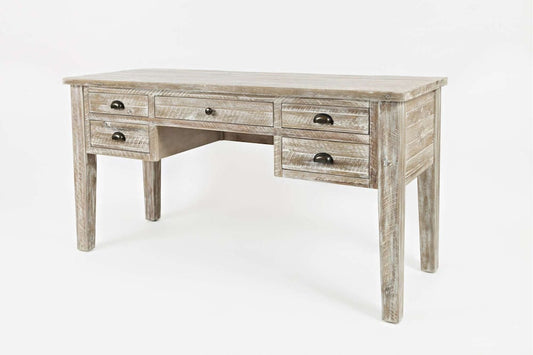 Jofran - Artisans Craft 5 in Draer Desk in ashed Grey - 1743-58 view 2