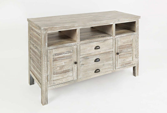 Jofran - Artisans Craft 50in Media Console in ashed Grey - 1743-50 view 2