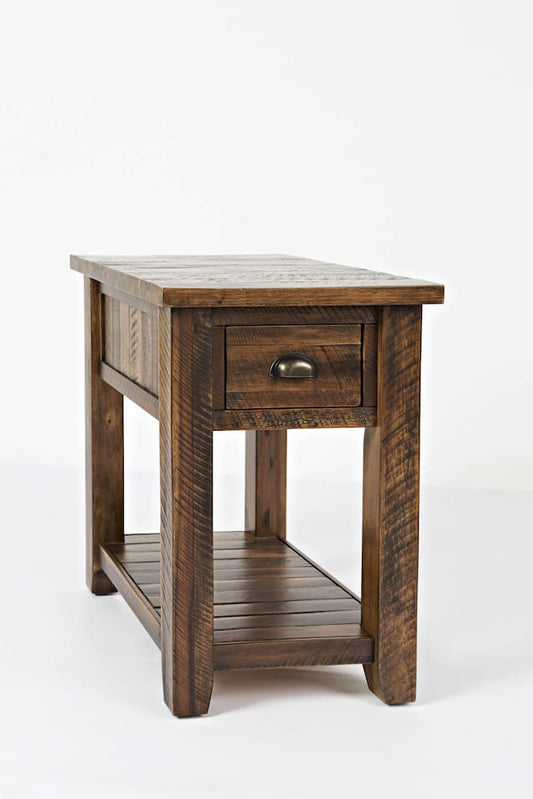 Jofran - Artisans Craft Chairside Table in Dakota Oak - 1742-7 view 2