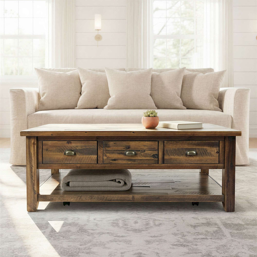 Jofran - Artisans Craft Cocktail Table in Dakota Oak - 1742-1 view 8