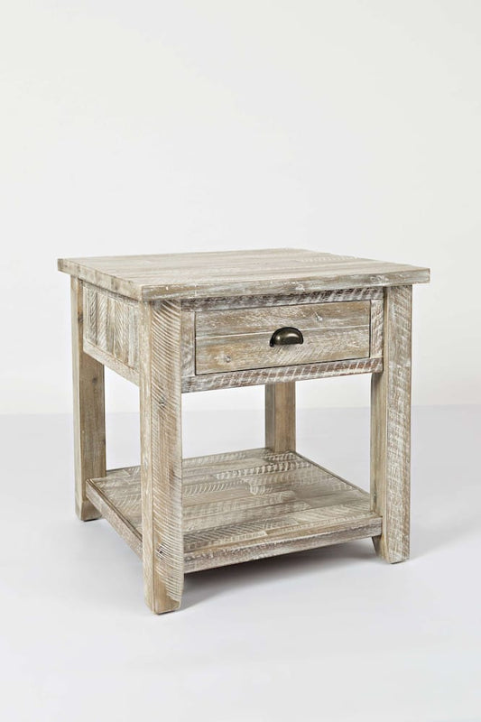 Jofran - Artisans Craft End Table in ashed Grey - 1743-3 view 2