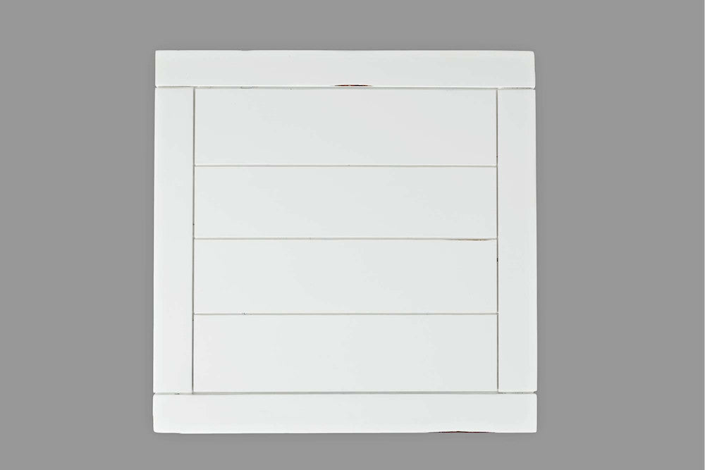 Jofran - Artisans Craft End Table in eathered white - 1744-3 view 7