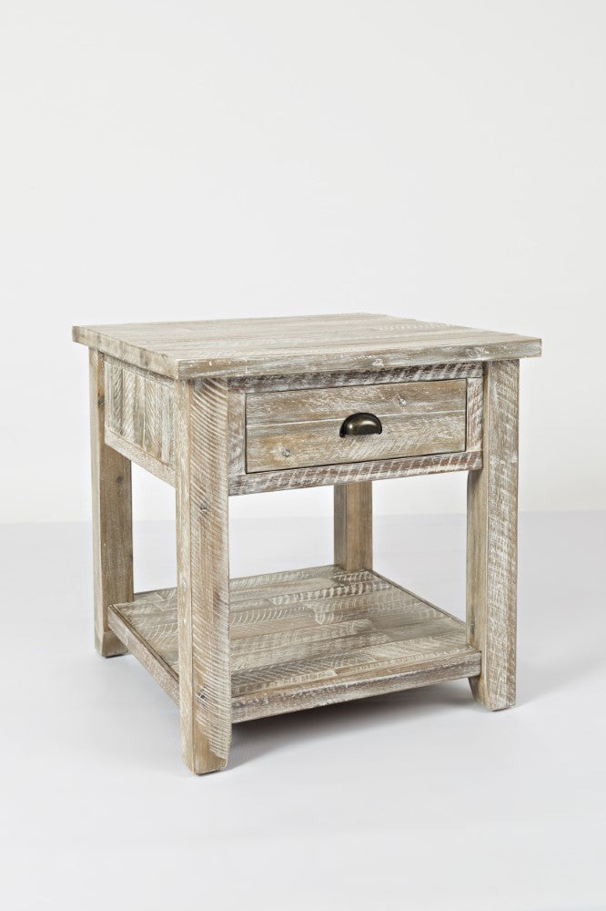 Jofran - Artisans Craft End Table in ashed Grey - 1743-3 veiw 1