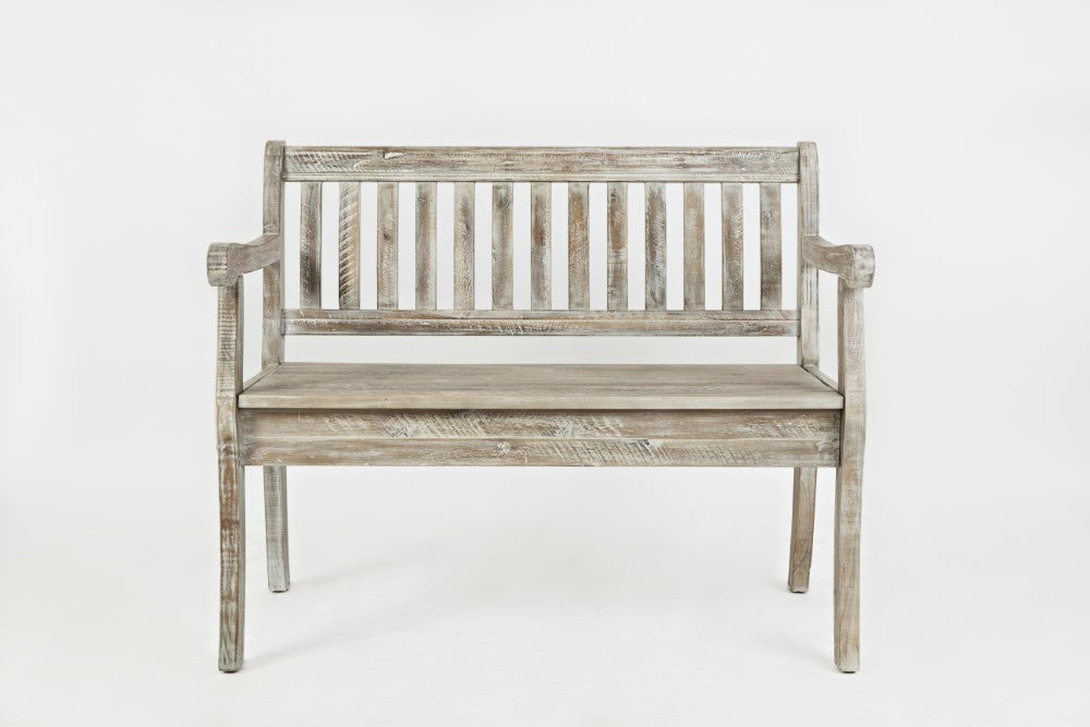 Jofran - Artisans Craft Storage Bench in ashed Grey - 1743-42 veiw 1