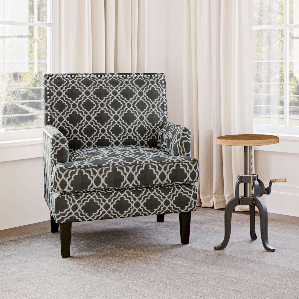 Jofran - Aubrey Accent Chair in Granite - AUBREY-CH-GRANITE view 9