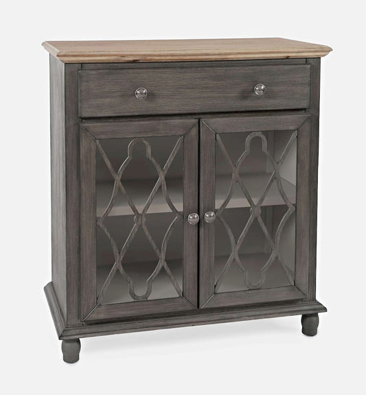 Jofran - Aurora Hills 2 Door Accent Chest - Grey / Bisque - 1999-31 view 2
