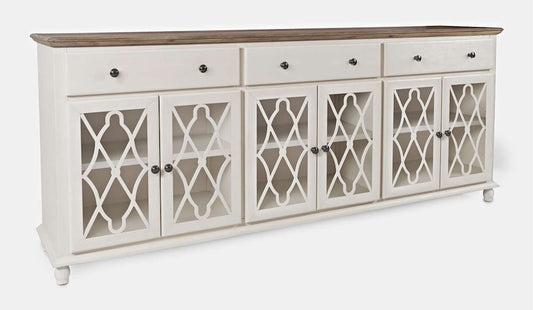 Jofran - Aurora Hills 6 Door Accent Chest - White / Bisque - 1998-86 view 2