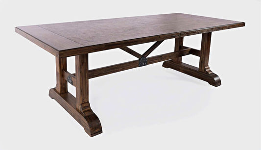 Jofran - Bakersfield 110 Dining Table with Extension - Wire Brush Brown - 1901-110TBKT view 2