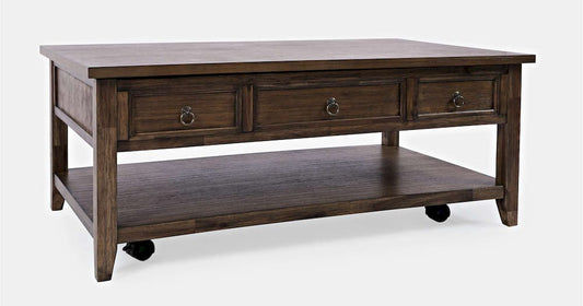 Jofran - Bakersfield Lift-Top Coffee Table - Wire Brush Brown - 1900-1 view 2