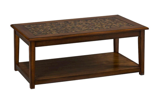 Jofran - Baroque Brown Cocktail Table With Mosaic Tile Inlay - 698-1 view 2