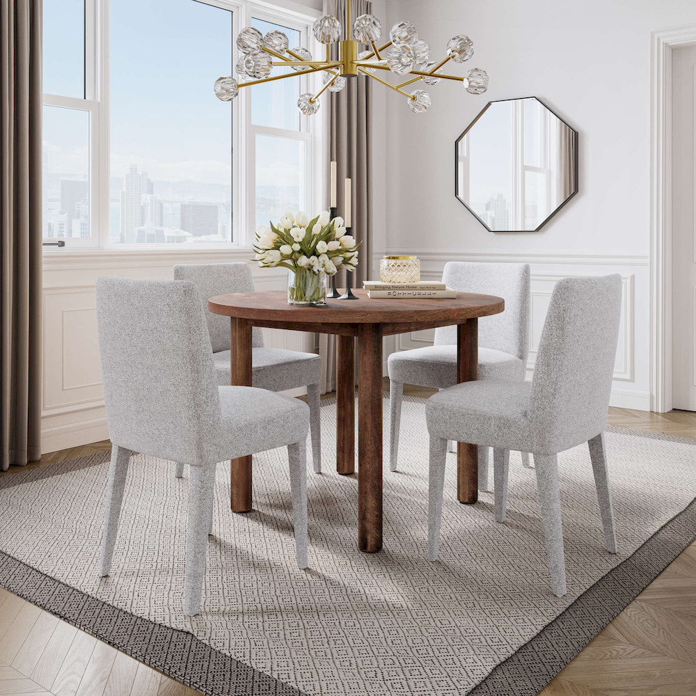 Jofran - Bodhi 42in Round Rustic Solid Wood Dining Table - 2271-BODHIRDG view 8