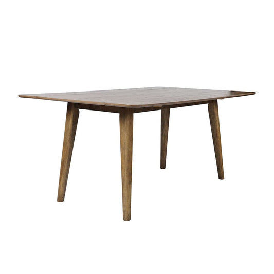 Jofran - Bowie 66in Harvest Mid-Century Modern Drop-Leaf Dining Table in Chestnut - 2421-BOWIECHS view 2