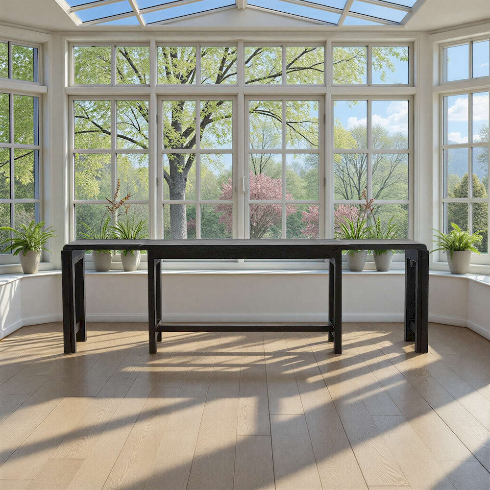 Jofran - Bradford Extendable Solid Mango Hardwood Bench - Grey - 1730-191G view 7