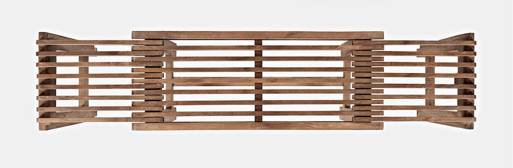 Jofran - Bradford Extendable Solid Mango Hardwood Bench - Natural - 1730-191B view 9
