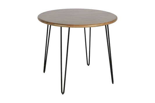 Jofran - Brennan 42in Round Modern Contemporary Solid Wood Dining Table, Golden - 2271-BRENNANDTG view 2