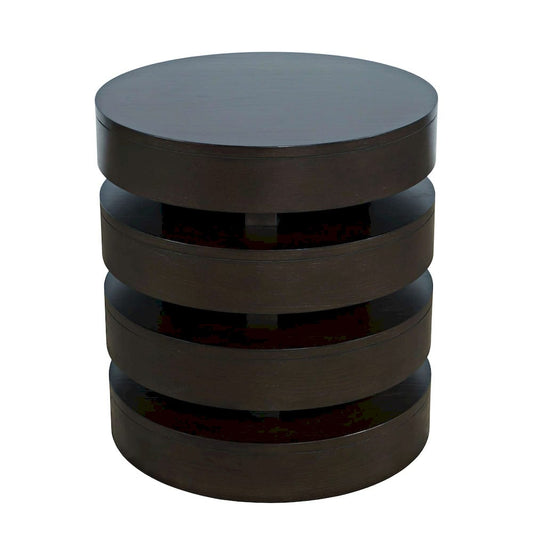 Jofran - Brix Mid-Century Modern Floating Sculpture Layered Round End Table - 2370-6ESP view 2