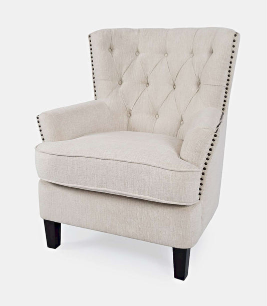 Jofran - Bryson Accent Chair - Oat - BRYSON-CH-OAT view 2