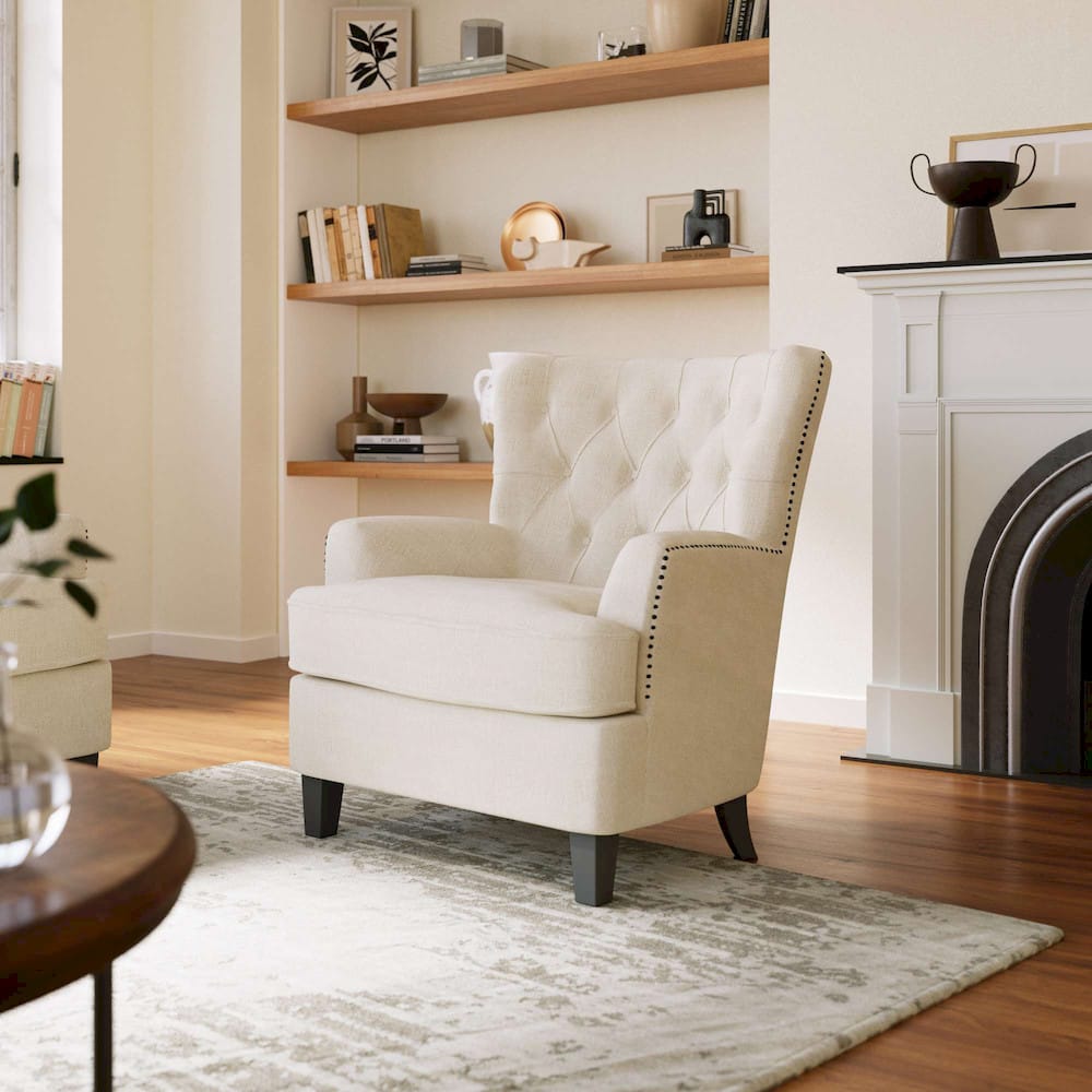 Jofran - Bryson Accent Chair - Oat - BRYSON-CH-OAT view 10