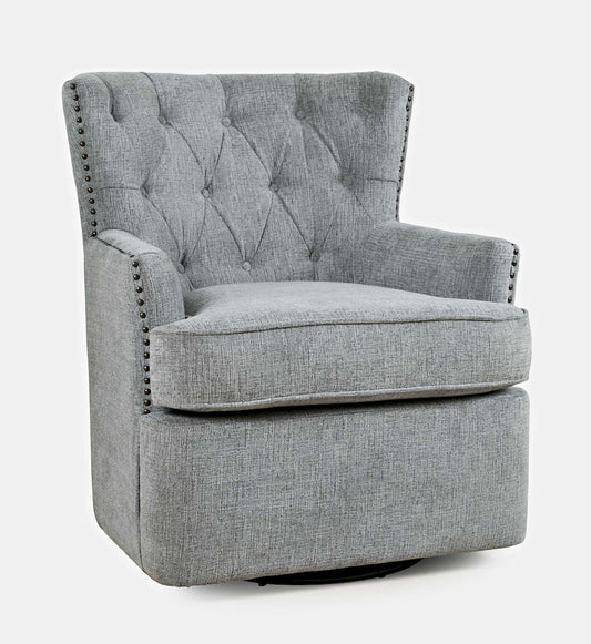 Jofran - Bryson Swivel Accent Chair - BRYSON-SW-ASH view 2