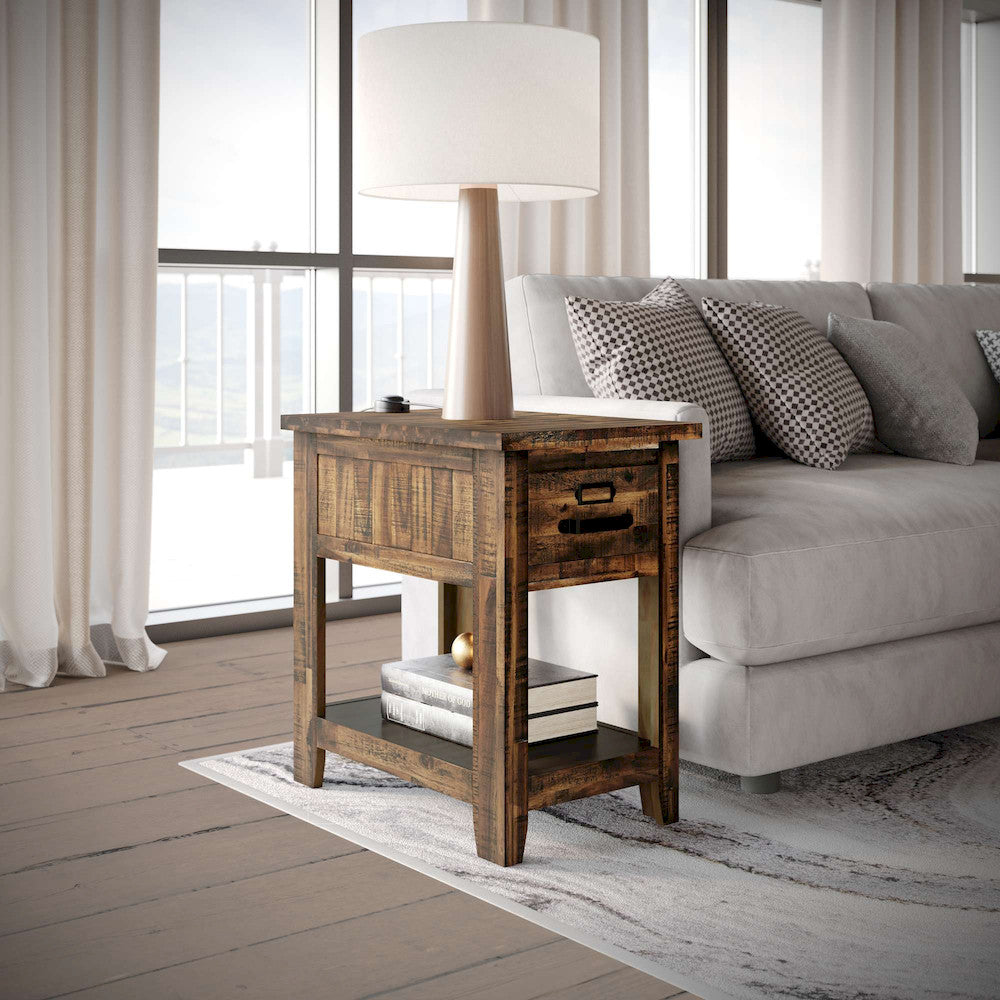 Jofran - Cannon Valley One Drawer Chairside Table - 1510-7 view 8