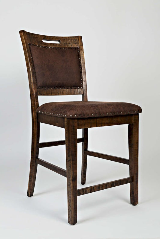 Jofran - Cannon Valley Upholstered Back Counter Stool (Set of 2) - 1511-BS380KD view 2