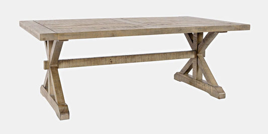 Jofran - Carlyle Crossing Distressed Pine Coffee Table - Distressed Light Brown - 1920-1 view 2