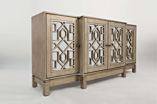 Jofran - Casa Bella 70in Mirrored CONSOLE IN Vintage Silver - 1550-70 view 2