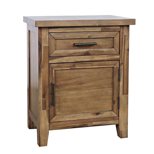 Jofran - Claremont Transitional Rustic Wood Accent End Table with Storage - 2400-20 view 2