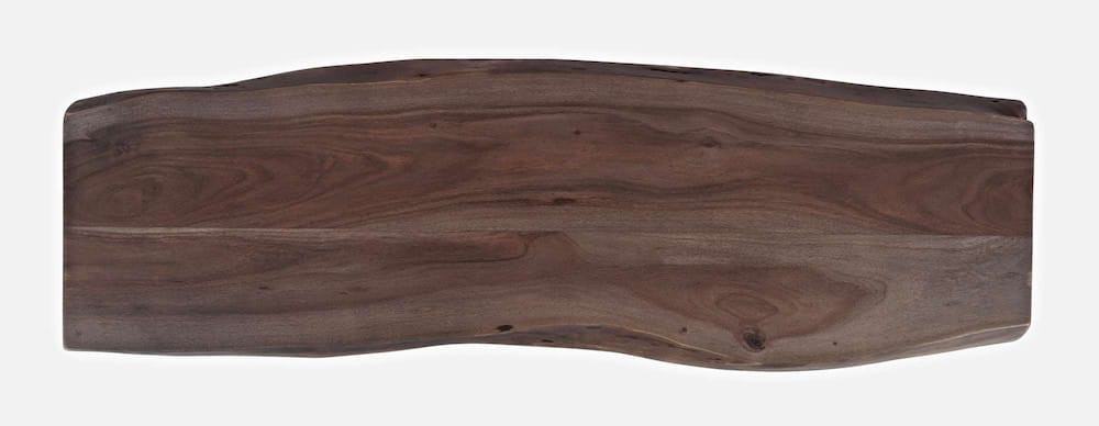 Jofran - Cooper Live Edge Solid Acacia Storage Bench - Slate - 1730-193S view 10