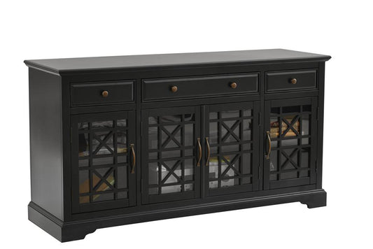 Jofran - Craftsman Antique Black 60in Media Unit - 275-60 veiw 2