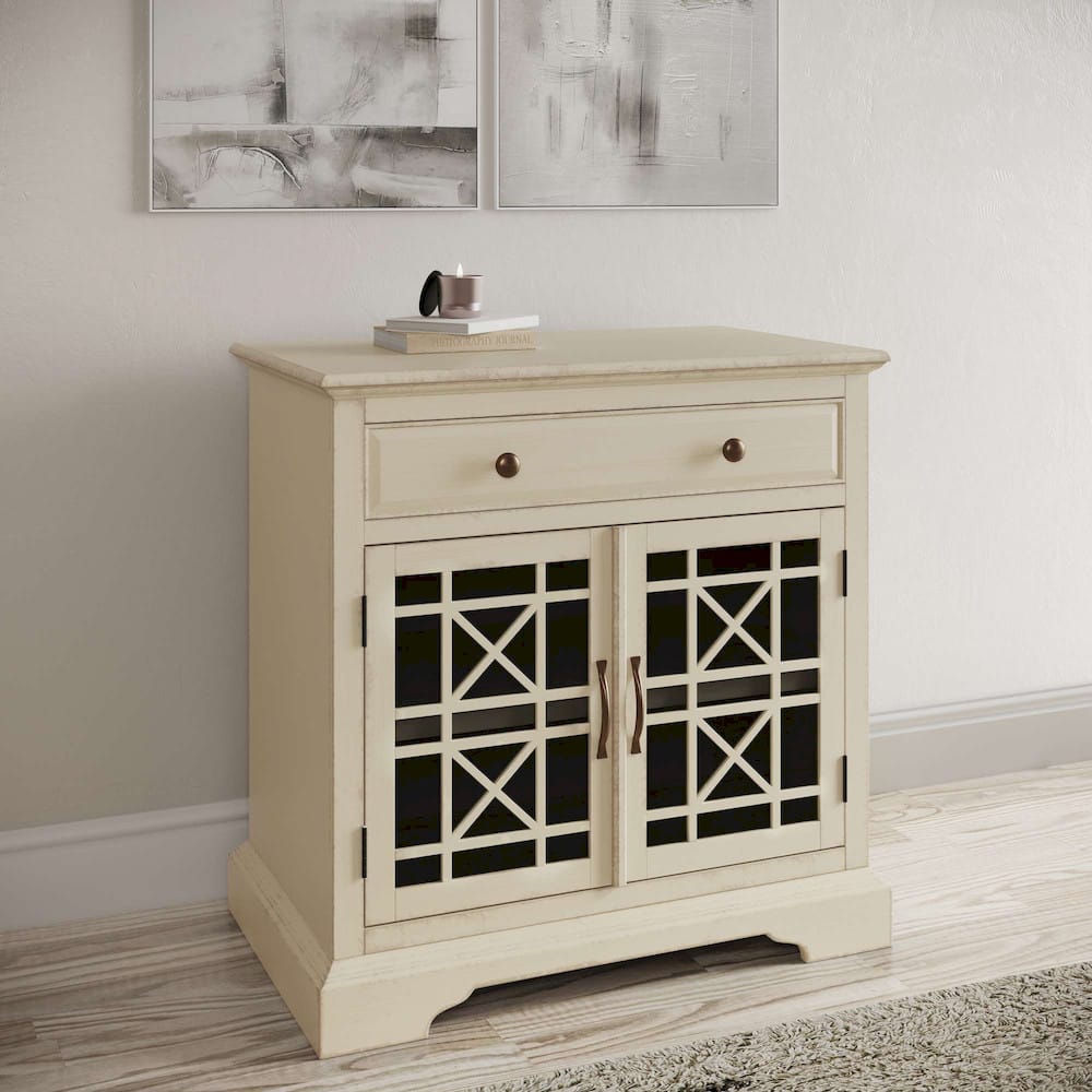 Jofran - Craftsman Antique Cream Accent Chest - 675-32_CLOSEOUT view 10
