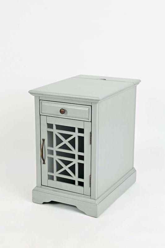 Jofran - Craftsman Poer Chairside Table in Earl Grey - 375-22 view 2