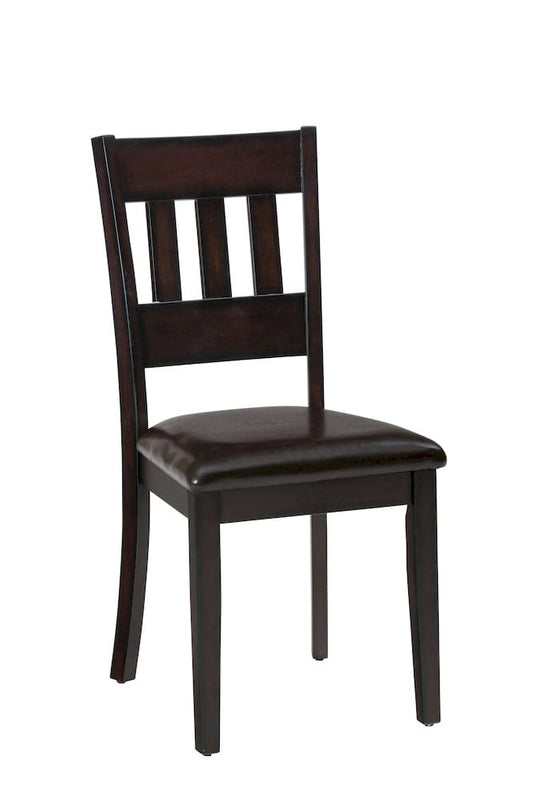 Jofran - Dark Rustic Prairie 5-Pack- Table and 4 Faux Leather Chairs - 922 view 2