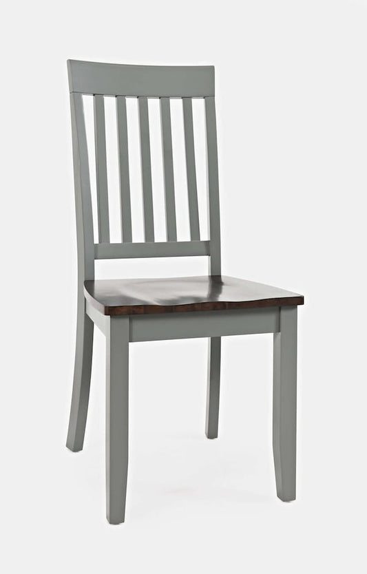 Jofran - Decatur Lane Dining Chair in Autumn brown/Grey (Set of 2) - 1835-393KD view 2